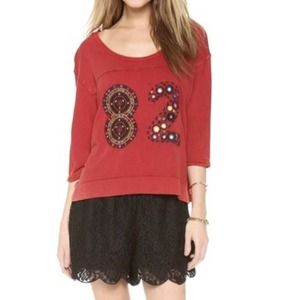 We The Free People Distressed 82 Top Women's Size Medium Free People